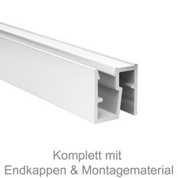 Deckenschiene mit Montagematerial Deckenschiene D200 R40