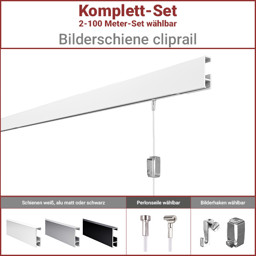 bilderschienen set cliprail bilderschienen set cliprail