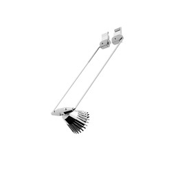 Zeige Details für Armatur für Beleuchtung Classic weiß oder chrom | 70 cm Bild von Armatur für Beleuchtung Classic weiß oder chrom | 70 cm