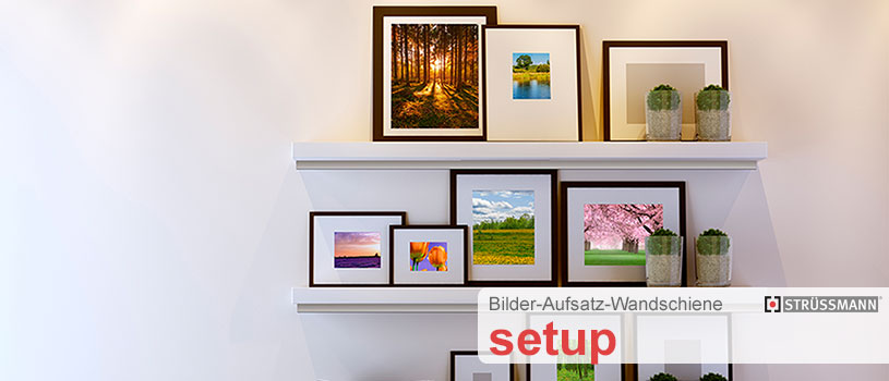 Bilderschiene galerieschiene setup