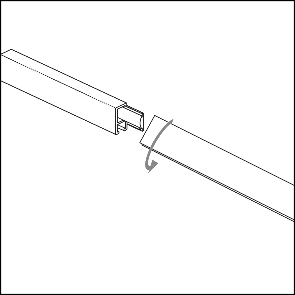 montage minirail schienenverbinder