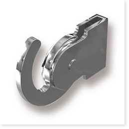 Bild von J-Schiene MAX - Haken für 4x10 Stange