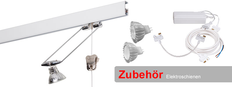 zubehör bilderschienen mit licht