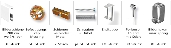 bilderschienen komplett set