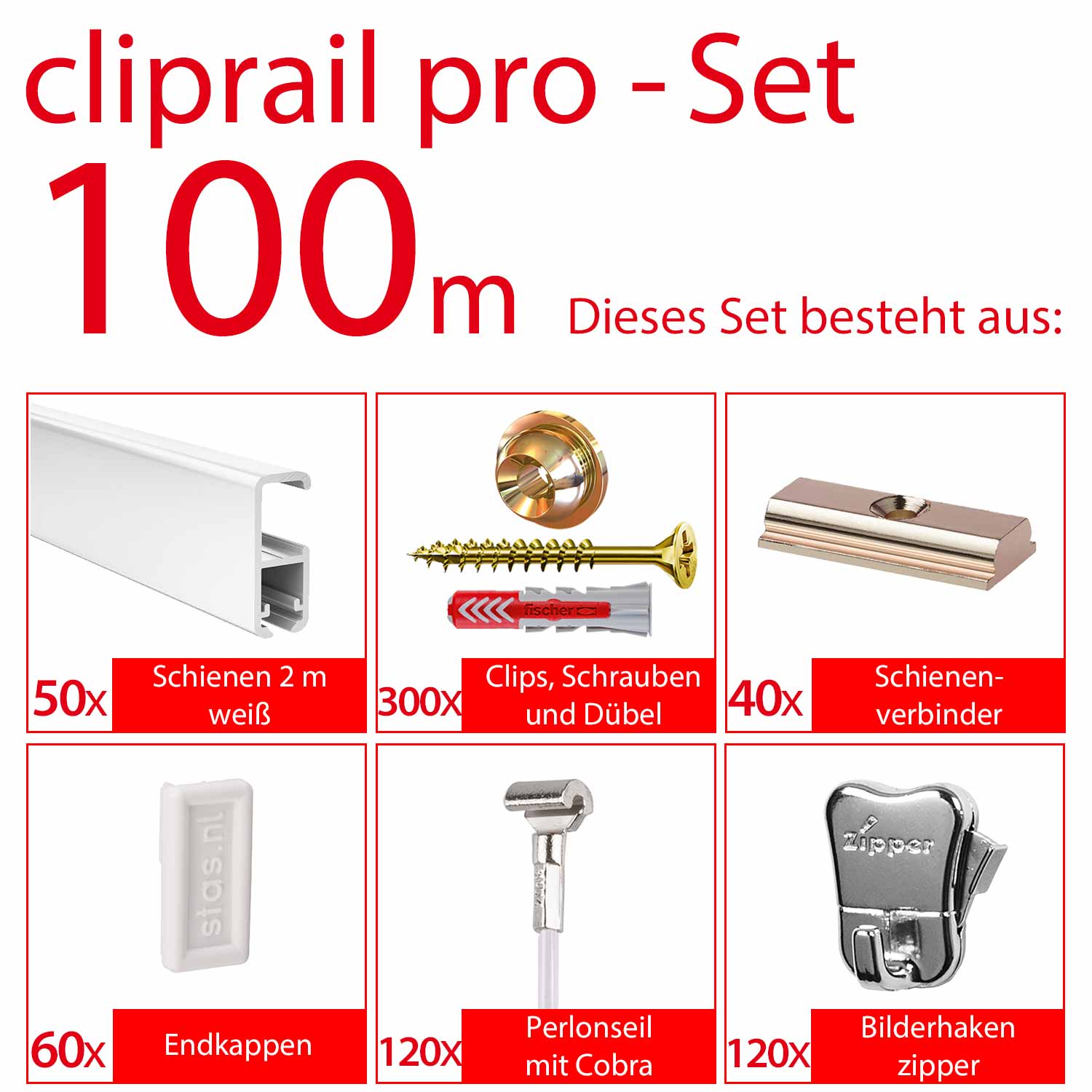 cliprail pro komplett set