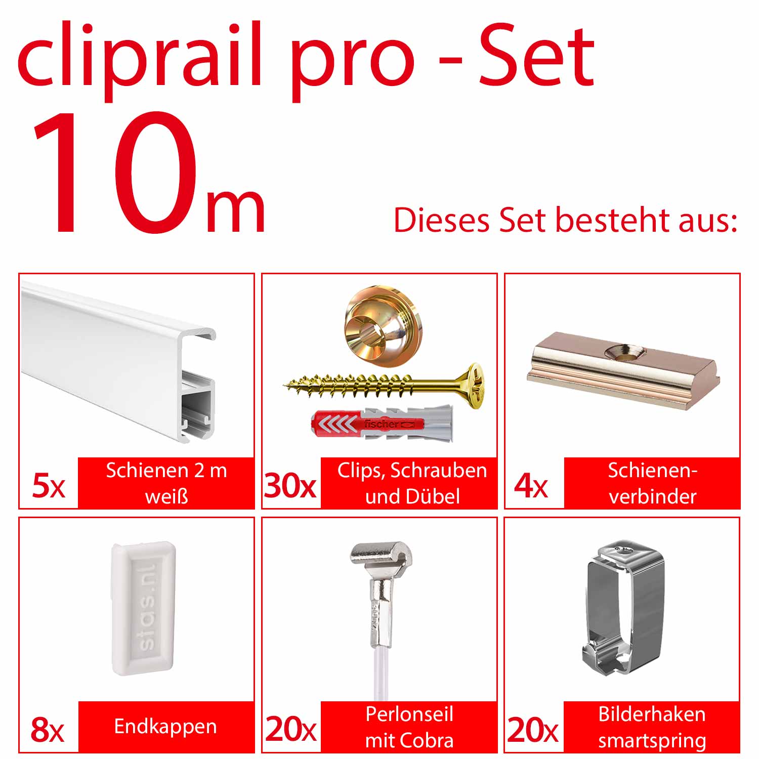 cliprail pro komplett set