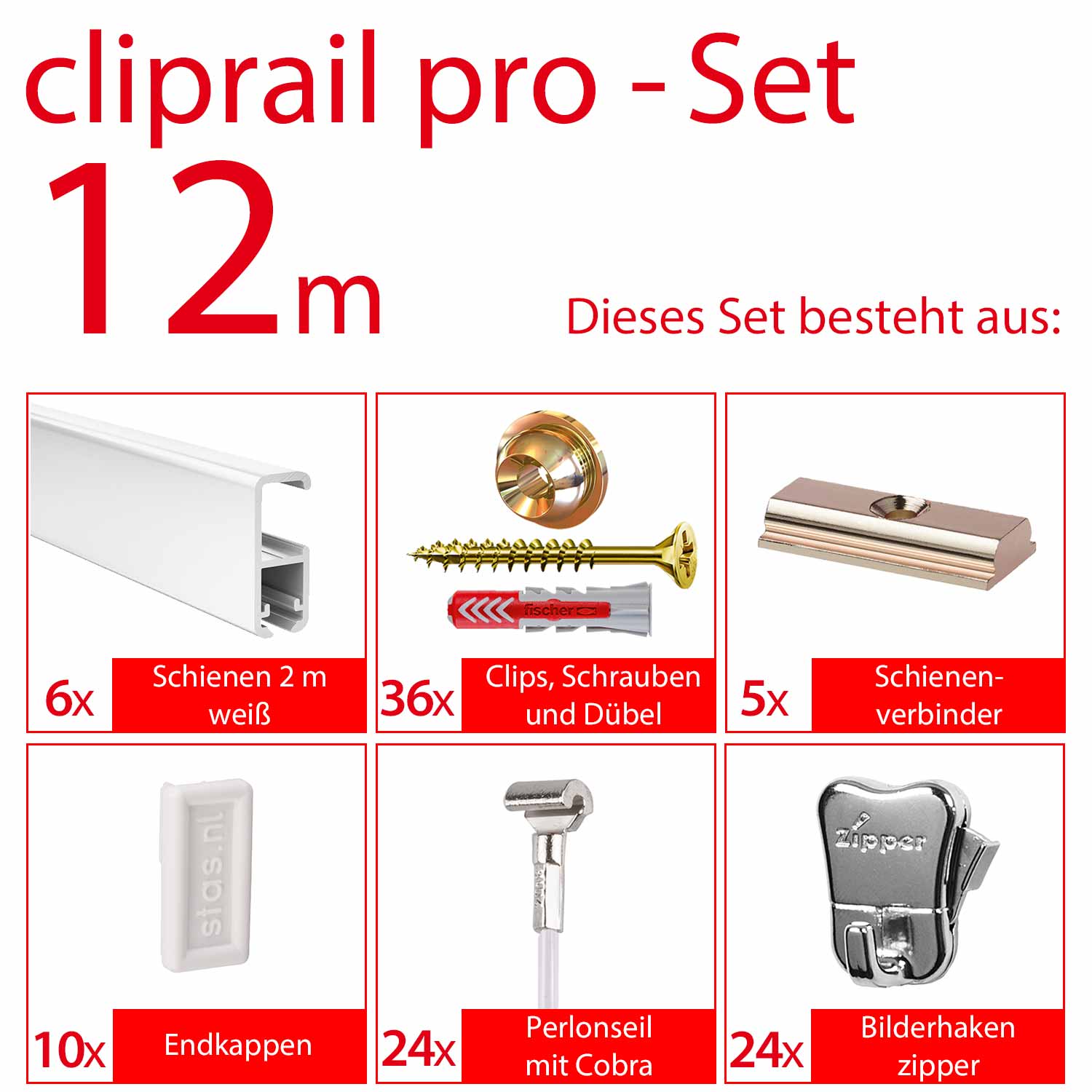 cliprail pro komplett set