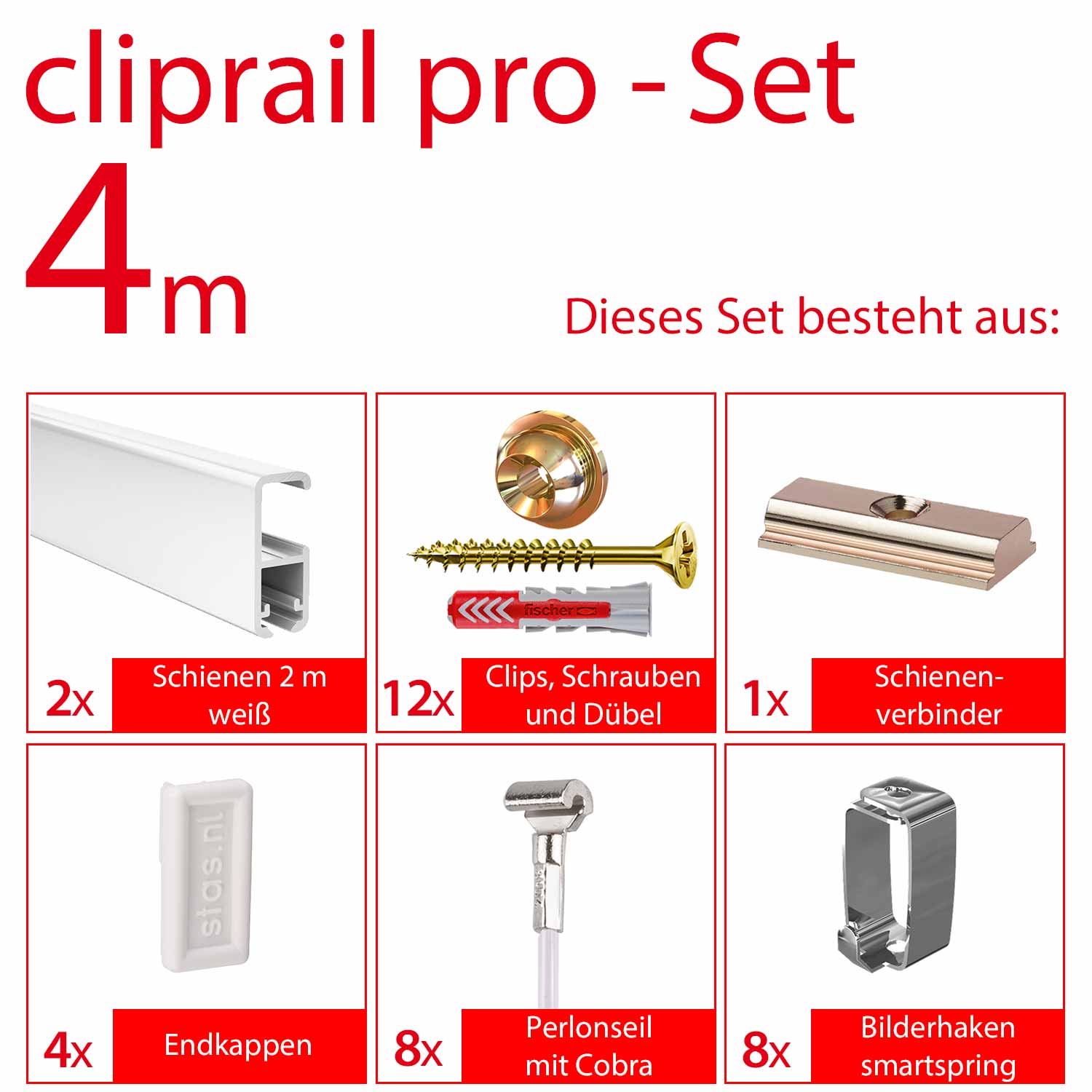 cliprail pro komplett set