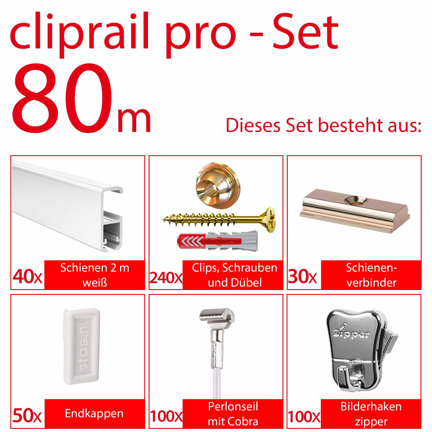 cliprail pro komplett set